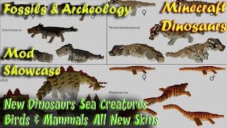 Fossils and Archeology Revival Mod Showcase New Dinosaur Skins Update [upl. by Riada]