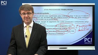 Aula 13  Atos Processuais Trabalhistas  Despesas Processuais  Custas  Emolumentos [upl. by Ydnew]