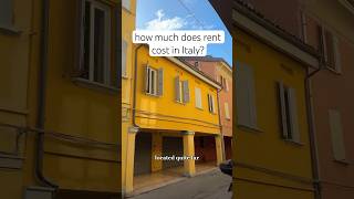 How much does rent cost in Italy in 2024 🇮🇹 shorts [upl. by Ermengarde]