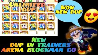 New duplicate glitch in trainers arena blockman go  😍 [upl. by Anahahs751]