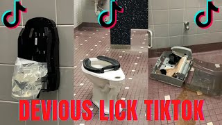 Devious Licks challenge  Vandalizing School Bathrooms tiktok 2021 [upl. by Aholah]