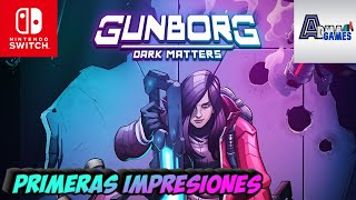 GUNBORG DARK MATTERS  Nintendo Switch  ¡UN BRUTAL JUEGO DE ACCIÓN 2D  AdmaGames  Gameplay [upl. by Bernadene]