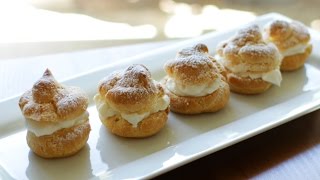 How to make Cream Puffs  Easy Cream Puffs Recipe [upl. by Mamie154]