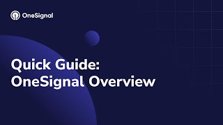 OneSignal Overview Demo [upl. by Lehman]