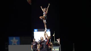 Best Cheer Stunt Ever cheer cheerleading navarro stunt sonyalpha slowmotion [upl. by Yorled]