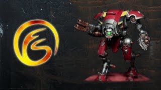 The Hobby Table  How To Quickly Paint Armiger Warglaives Warhammer 40k Firestorm Games [upl. by Miza]