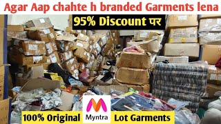 BRANDED LADIES amp GENTS GARMENTS WAREHOUSE  95 Discount par sab garments [upl. by Laynad]