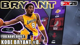 BEST KOBE BRYANT 8 BUILD IN NBA 2K25 [upl. by Eeral]