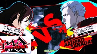 Hidakashogo Shadow Mitsuru Vs Haru hei Akihiko Persona 4 Arena Ultimax Gameplay Ps3 [upl. by Nylyahs]