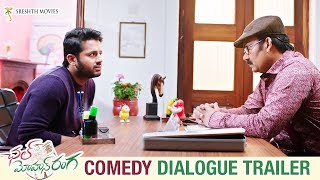 Chal Mohan Ranga Comedy Dialogue Trailer  Nithiin  Megha Akash  Pawan Kalyan  Thaman  Trivikram [upl. by Libbna]