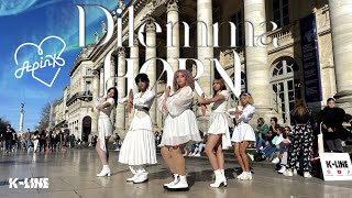 KPOP IN PUBLIC Apink 에이핑크 Dilemma Dance Cover 커버댄스 By KLINE CREW From FRANCE [upl. by Rehpotsirk]