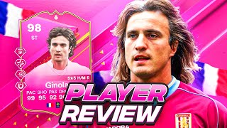 5⭐5⭐ 98 FUTTIES HEROES GINOLA SBC PLAYER REVIEW  FC 24 Ultimate Team [upl. by Krefetz]