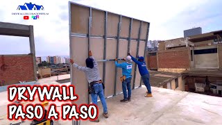 Casa de 10x10  Inicio de obra  ¿Como instalar placas de fibrocemento [upl. by Eydie492]