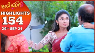 Malli Serial  EP 154 Highlights  29th Sep 2024  Nikitha  Vijay  Saregama TV Shows Tamil [upl. by Filler]