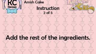 Amish Cake  Kitchen Cat [upl. by Nets]