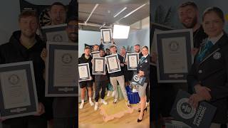 BTS of Wroetoshaw getting his Guinness World Records title for most watched crossbar challenge 🥰️ [upl. by Reinke939]