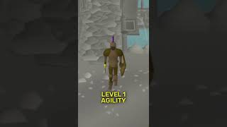 Fastest Agility XP in OSRS [upl. by Nnylannej]