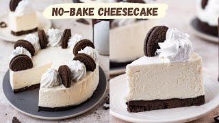 How To Make NoBake Cheesecake  No Oven No Eggs No Gelatine No AgarAgar  Easiest Recipe  Tips [upl. by Gelasius777]