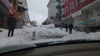 Volvo XC70 25T Snow Test [upl. by Nivalc]