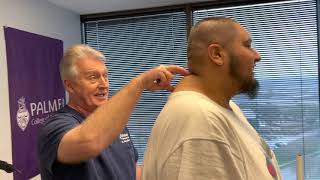 Houston Chiropractor Dr Gregory Johnson Helps Man From Oklahoma With Dowagers Hump  FHP Posture [upl. by Zeb]