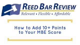 How to Add 10 Points on Your Multistate Bar Exam MBE [upl. by Janelle]