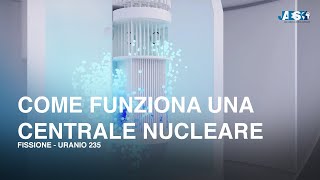 Come funziona una centrale nucleare Fissione  Uranio 235 [upl. by Gamaliel662]