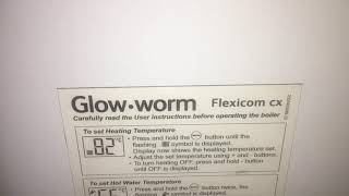 Glow Worm Boiler Fault F1 or F4 [upl. by Neyut]