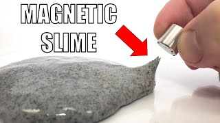 How to Make Magnetic Slime  Science Project [upl. by Berardo298]