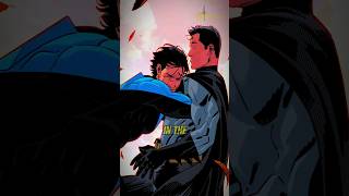 Nightwing Hugs The Batman comicstorian shorts marvelcomics dccomics [upl. by Renat]