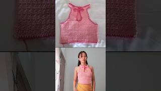 crochet cheongsam top Chinese crochet top yin crochet top tutorial for beginners  agragoge [upl. by Albion537]