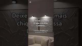 Deixe sua casa mais chique com essa luminária dicas decoração casa enxoval designdeinteriores [upl. by Reade429]