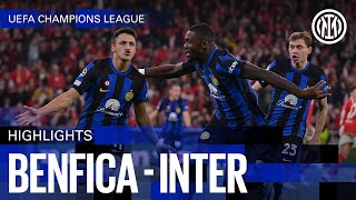 WHAT A COMEBACK 🤯🖤💙  BENFICA 33 INTER  HIGHLIGHTS  UEFA CHAMPIONS LEAGUE 2324 ⚽⚫🔵 [upl. by Nekciv]