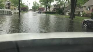 Flooding South Hackensack New Jersey 5517 [upl. by Ellinad515]