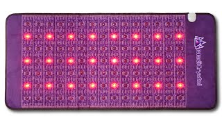 MediCrystal Far Infrared Heating PEMF Photon Bio Stimulation Purple Amethyst Agate Professional Mat [upl. by Anner]