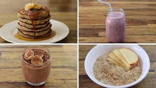 4 Healthy amp Easy Breakfast Recipes [upl. by Enimajneb]