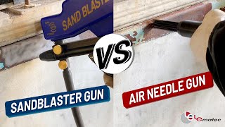 Air Sandblaster Gun vs Air Needle Gun Choose the Right Tool for Optimal Efficiency [upl. by Hanforrd]