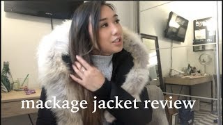 REVIEW MACKAGE HOODED DOWN PARKA  heycarmen [upl. by O'Callaghan]