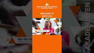 Beslenme ve Diyetetik Bölümü Öğretim Görevlisi Dr Ebru Dığrak Anlatıyor [upl. by Nylrats891]