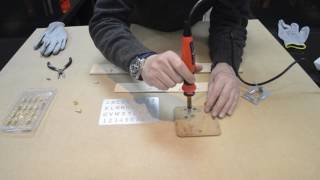 Using the Amtech Pyrography Wood Marking Kit [upl. by Rodgiva]