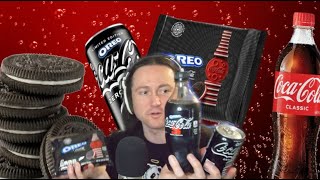 OREO FLAVORED COKE AND COKE FLAVORED OREOS REVIEW feat brugal [upl. by Niveek82]