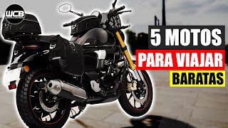 Las MEJORES MOTOS para VIAJAR por MENOS de 80 MIL PESOS [upl. by Pacifica976]