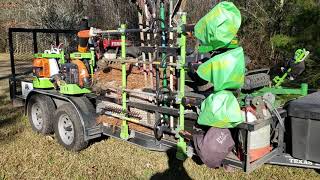 GreenTouch Trailer Rack Honest 1Year Review  Southern Style Lawncare [upl. by Eahsed]