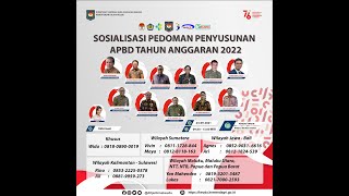 Sosialisasi Pedoman Penyusunan APBD TA 2022 [upl. by Ridglee]