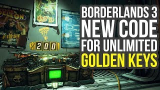 Borderlands 3 Golden Keys  New Shift Code For UNLIMITED GOLDEN KEYS Borderlands 3 Shift Codes [upl. by Uahsoj]