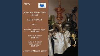 Suite in E minor BWV 996 Studio Recording [upl. by Lynett351]