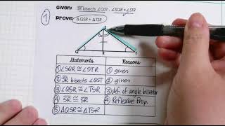 4 More Triangle Congruence Proofs ASA and AAS [upl. by Nehtiek]