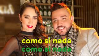 KARAOKE  COMO SI NADA  paola Jara ft Jessi Uribe Oficial [upl. by Black663]