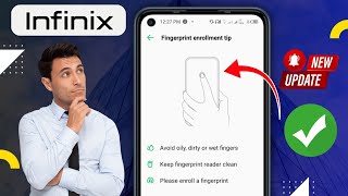 How to add fingerprint in infinix  how to add fingerprint in infinix hot 10 [upl. by Asssilem157]