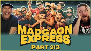 Madgaon Express MOVIE REACTION 33  Divyenndu  Pratik Gandhi  Avinash Tiwary [upl. by Anaib]