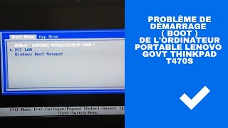 Problème de démarrage de lordinateur portable Lenovo Govt ThinkPad T470S résolu [upl. by Costello]